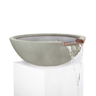 Sedona Round Water Spillway Bowl - Concrete (GFRC) - Modofire