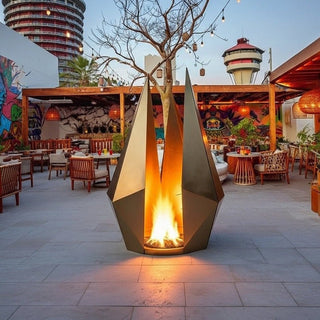 Spire Kindle Metal Fire Sculpture - Modofire