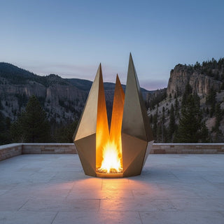 Spire Kindle Metal Fire Sculpture - Modofire