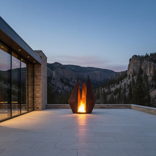 Spire Kindle Metal Fire Sculpture - Modofire