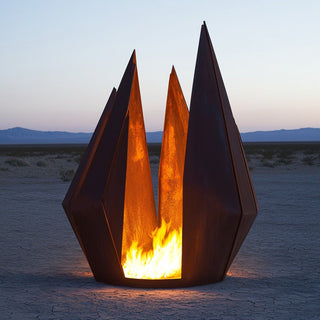 Spire Kindle Metal Fire Sculpture - Modofire