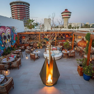 Spire Kindle Metal Fire Sculpture - Modofire