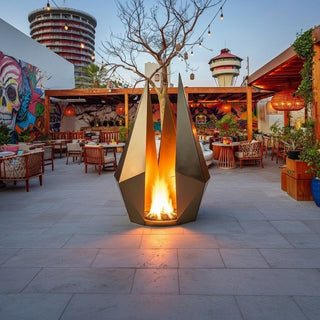 Spire Kindle Metal Fire Sculpture - Modofire