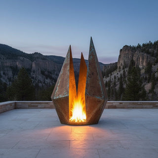 Spire Kindle Metal Fire Sculpture - Modofire