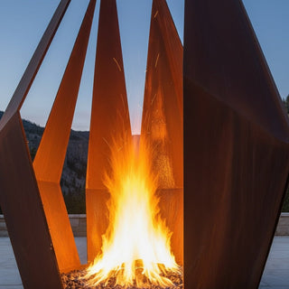 Spire Kindle Metal Fire Sculpture - Modofire