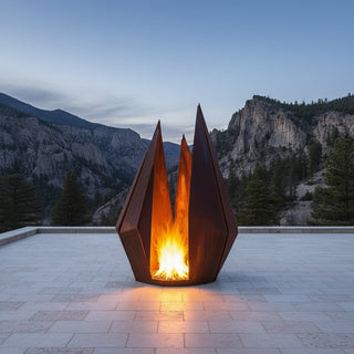 Spire Kindle Metal Fire Sculpture - Modofire