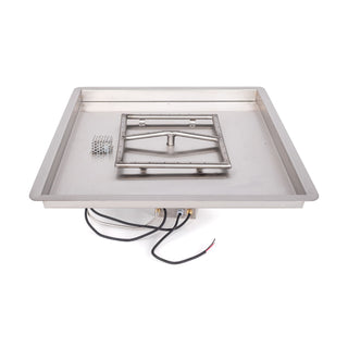 Square Drop - in Pan &Square Stainless Steel Burner - Modofire