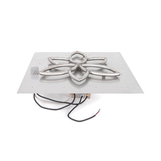 Square Flat Pan & Lotus Stainless Steel Burner - Modofire