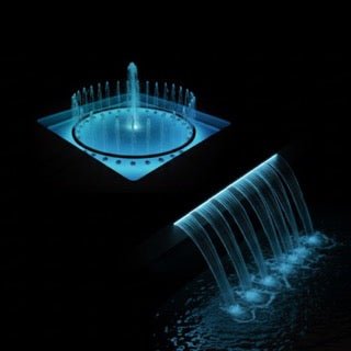 Square Round Insert Water Fountain & Spillways - Modofire