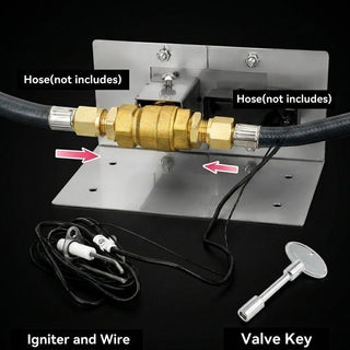 Stainless Steel Fire Pit Gas Burner Spark Ignition Kit - Modofire