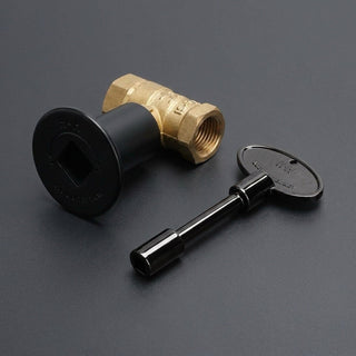 Straight Gas Key Valve Kit for Fire Pit Fireplace with Flange and 3 Inches Key - Modofire