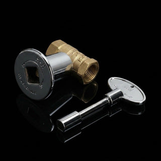 Straight Gas Key Valve Kit for Fire Pit Fireplace with Flange and 3 Inches Key - Modofire