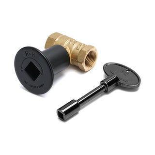 Straight Gas Key Valve Kit for Fire Pit Fireplace with Flange and 3 Inches Key - Modofire