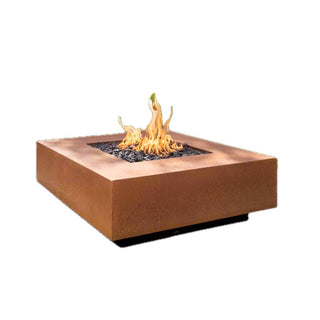 The Outdoor Plus Quad Square Fire Table - Corten Steel - Modofire