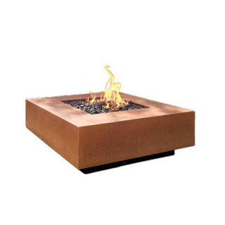 The Outdoor Plus Quad Square Fire Table - Corten Steel - Modofire