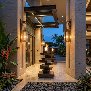 Traytier Fire Pillar Sculpture - Modofire