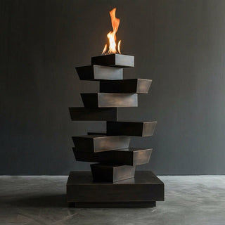 Traytier Fire Pillar Sculpture - Modofire