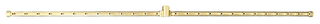 UL270 270K BTU Linear CROSSFIRE® Brass Burner with WATERSTOP® - Modofire