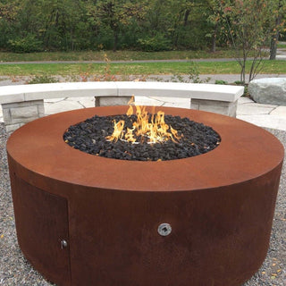 Unity Round Fire Table - Corten Steel - Modofire