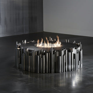 Urban Round Fire Pit Table - modofire🔥