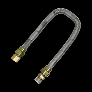 Whistle Free Gas Flex Line for Fire Pit - Stainless Steel - Modofire