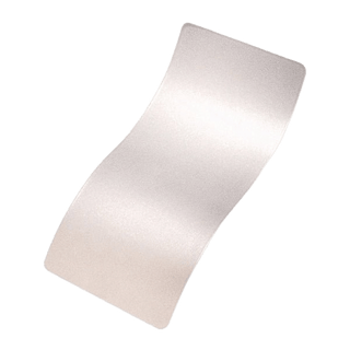 White Silver - Metallic Satin Powder Coated Swatch - Modofire
