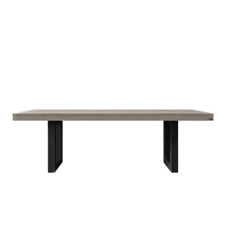 Zen Concrete Rectangular Dining Table with Steel Base - Modofire