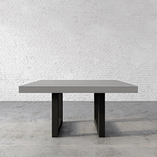 Zen Concrete Square Dining Table with Steel Base - Modofire