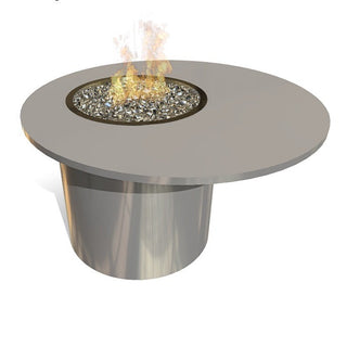 Circa Fire Dining Table - Offset - Aluminum