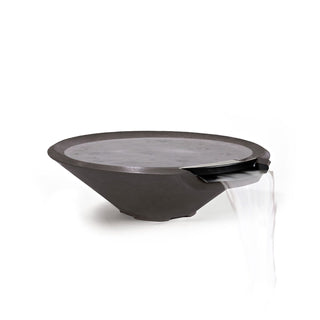 formluxe-round-cone-water-bowl-pebbletec-cast-stone-honed-finish