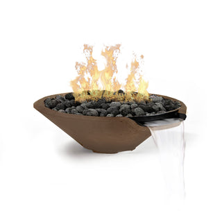 Conic Fire & Water Spillway Bowl - Cast Stone Natural Finish