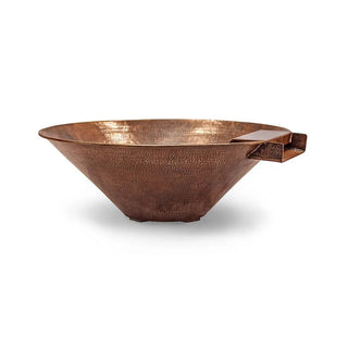 pebbletec-round-cone-fire-water-bowl-hammered-copper
