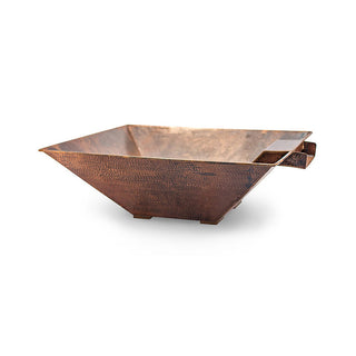 pebbletec-square-fire-water-bowl-hammered-copper
