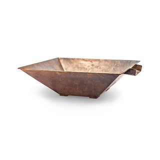 pebbletec-square-water-bowl-hammered-copper