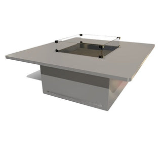Quad Fire Coffee Table - Aluminum