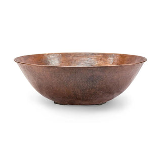 pebbletec-round-planter-bowl-hammered-copper