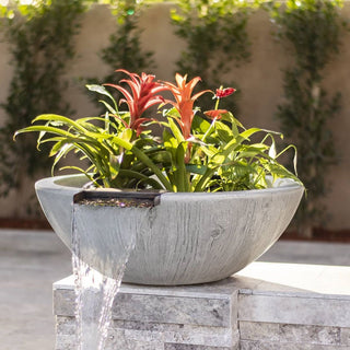 sedona-planter-water-bowl-round-wood-grain-gfrc-concrete